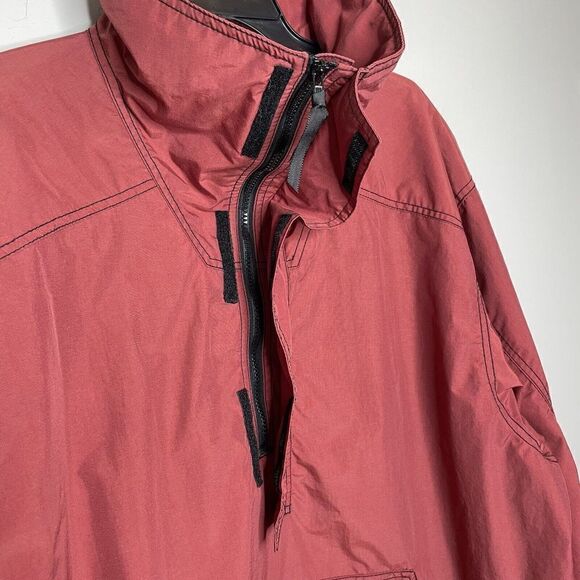 INVERSION Jacket Mens Large Red 1/2-Zip Lined Ski Snowboard Softshell Nylon - Picture 4 of 11